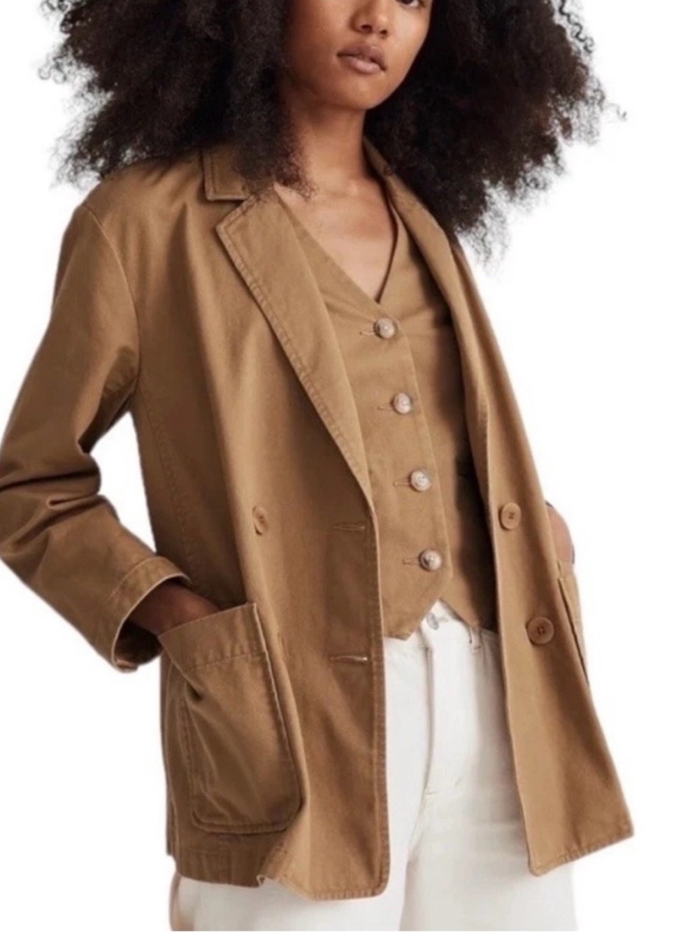 Madewell Cotton Blazer